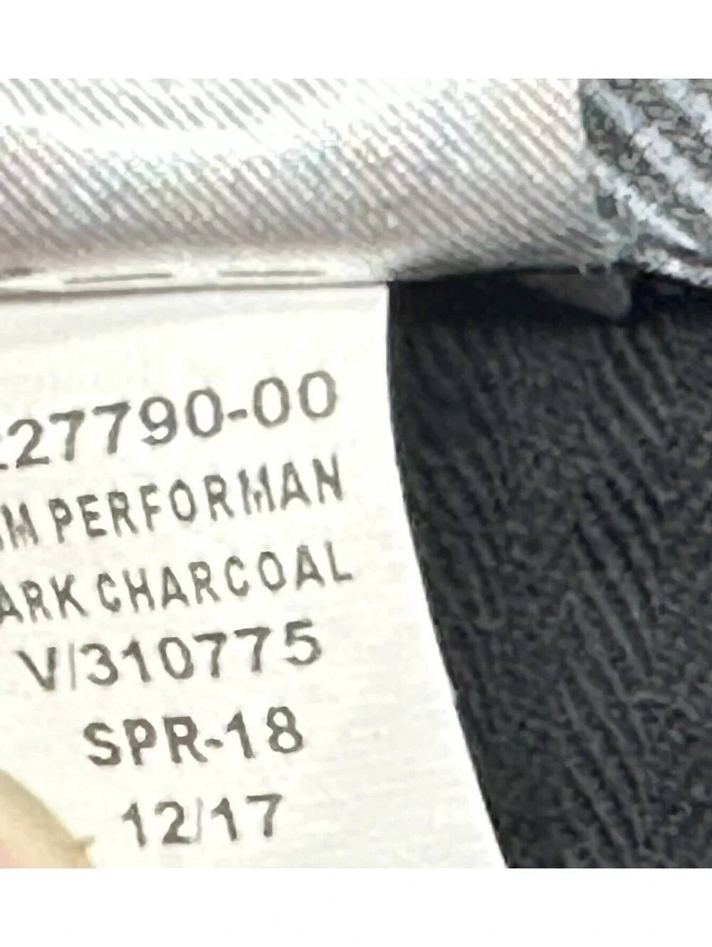Banana Republic Flat Front Slim Dress Pants Gray Mens 34/32